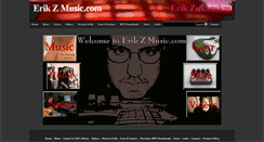 Desktop Screenshot of erikzmusic.com